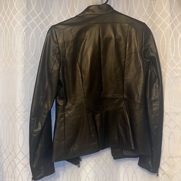 Black Danier Leather Jacket - Picture 2 of 3